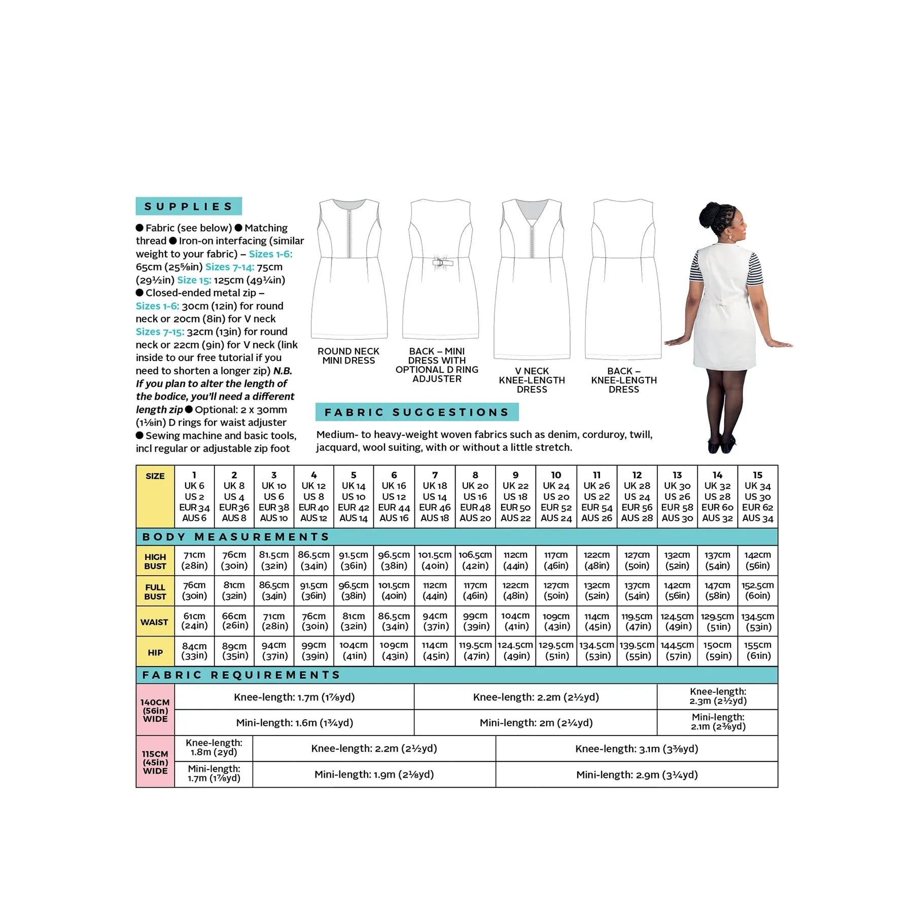 Tilly and the Buttons Noa Pinafore Paper Pattern-Pattern-Spool of Thread