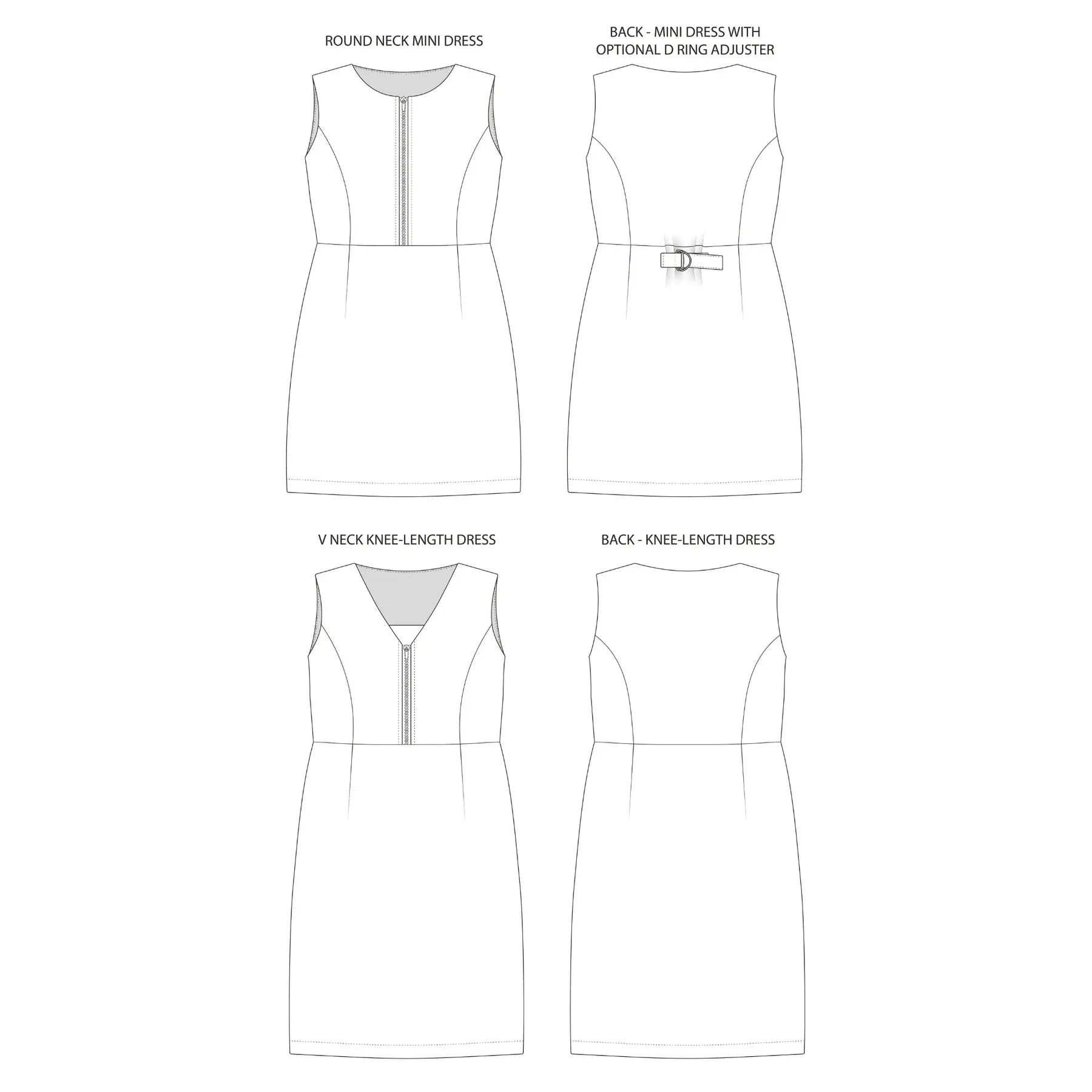 Tilly and the Buttons Noa Pinafore Paper Pattern-Pattern-Spool of Thread