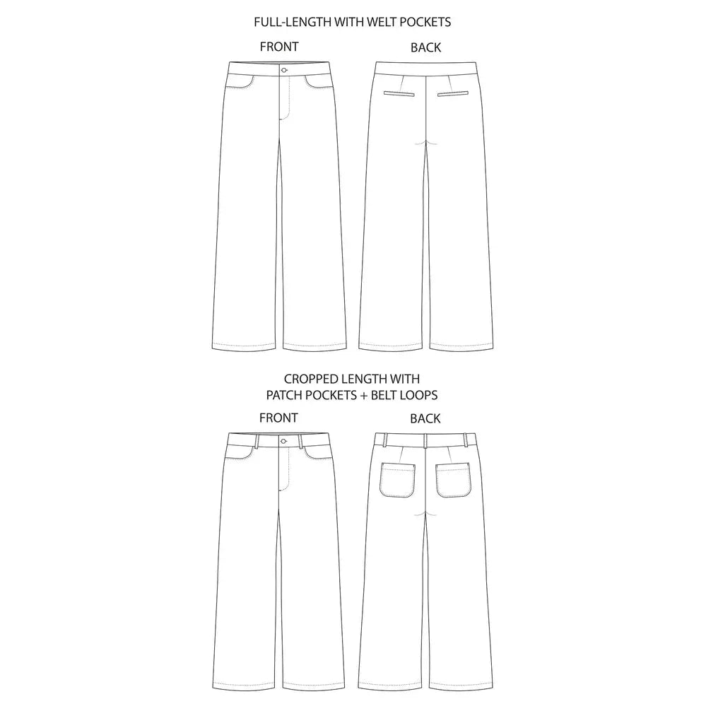 Tilly and the Buttons Thea Trousers Paper Pattern-Pattern-Spool of Thread