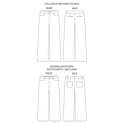 Tilly and the Buttons Thea Trousers Paper Pattern-Pattern-Spool of Thread