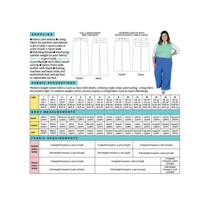 Tilly and the Buttons Thea Trousers Paper Pattern-Pattern-Spool of Thread