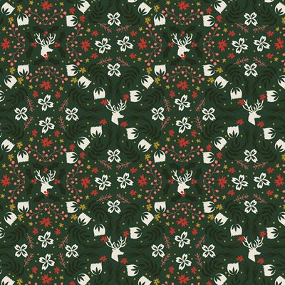 Tinsel On The Trail Festive Metallic ½ yd-Fabric-Spool of Thread