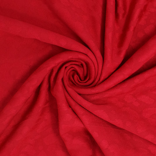 Trail Rayon Jacquard Hibiscus ½ yd-Fabric-Spool of Thread