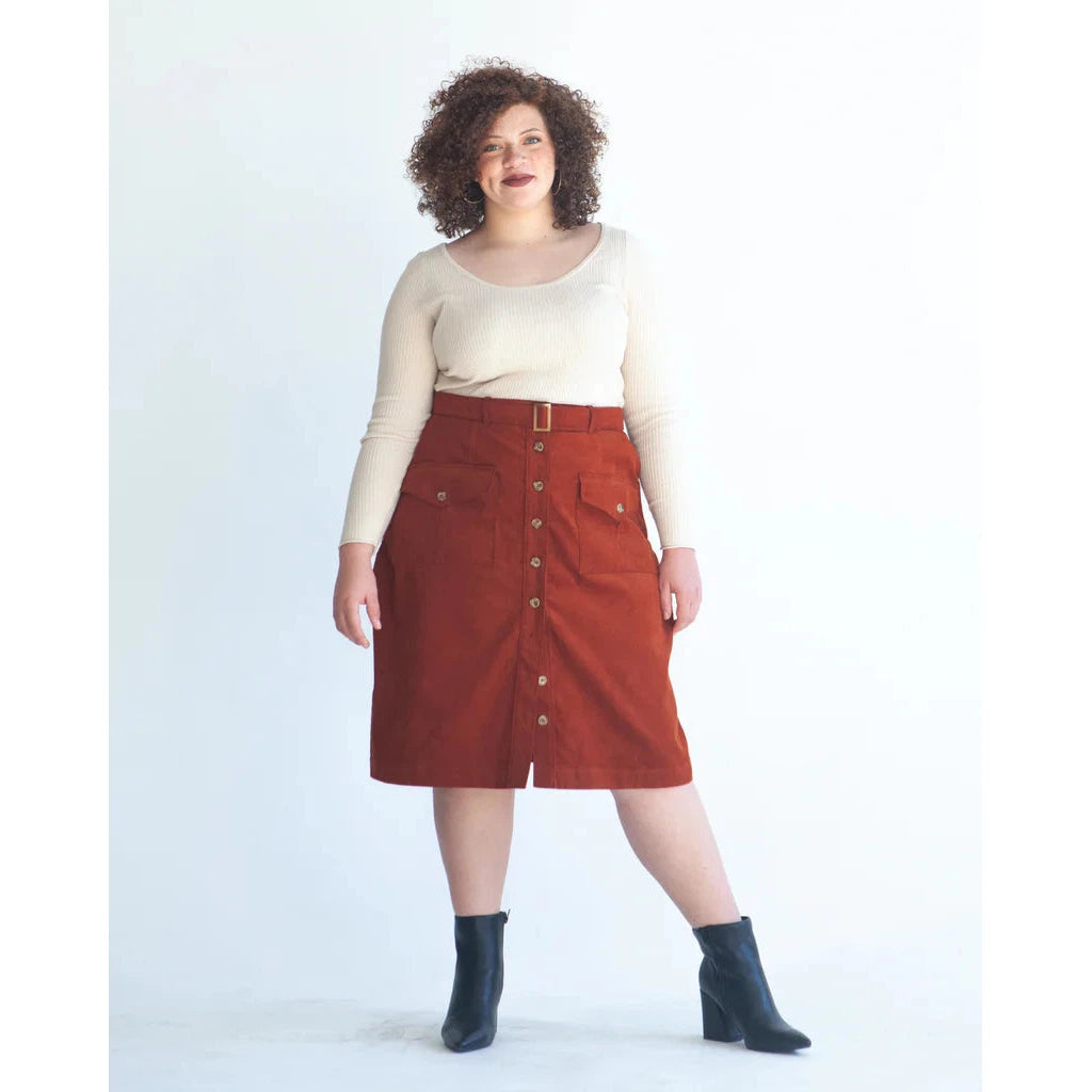 True Bias Blair Skirt Sizes 14-32 Paper Pattern-Pattern-Spool of Thread