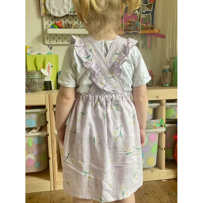 Two Stitches Cleo Pinafore Dress Paper Pattern-Pattern-Spool of Thread