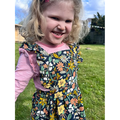 Two Stitches Cleo Pinafore Dress Paper Pattern-Pattern-Spool of Thread