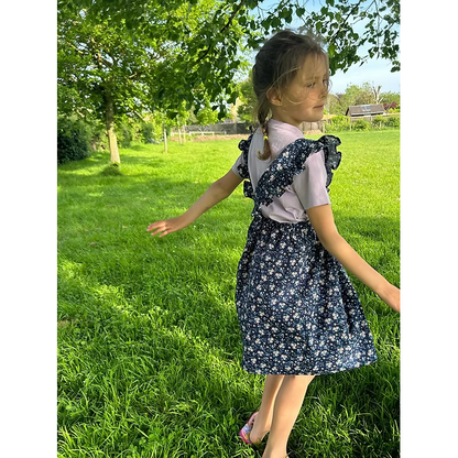 Two Stitches Cleo Pinafore Dress Paper Pattern-Pattern-Spool of Thread