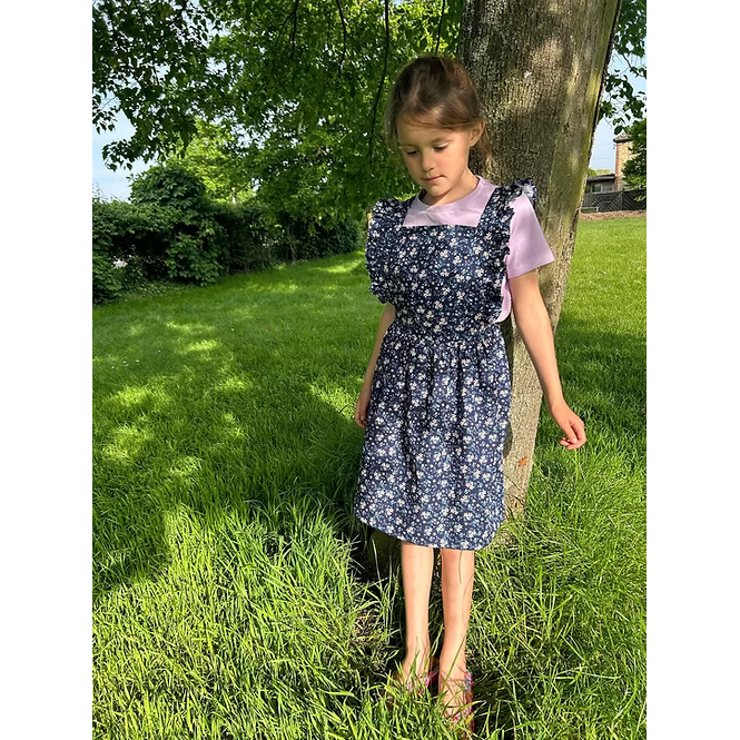 Two Stitches Cleo Pinafore Dress Paper Pattern-Pattern-Spool of Thread