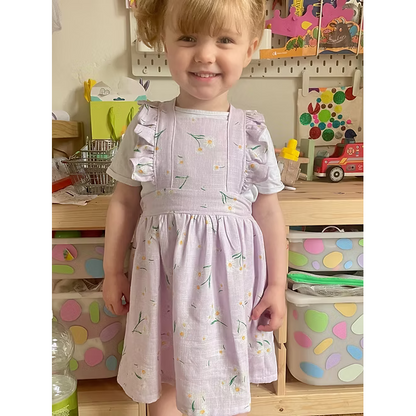 Two Stitches Cleo Pinafore Dress Paper Pattern-Pattern-Spool of Thread