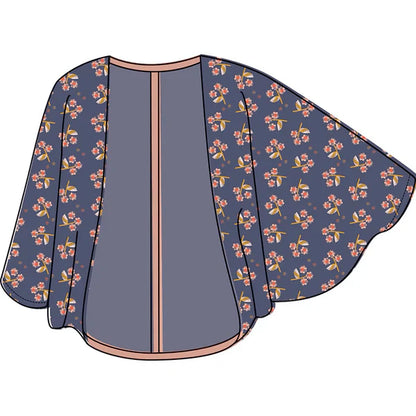 Two Stitches Origami Shrug Paper Pattern-Pattern-Spool of Thread