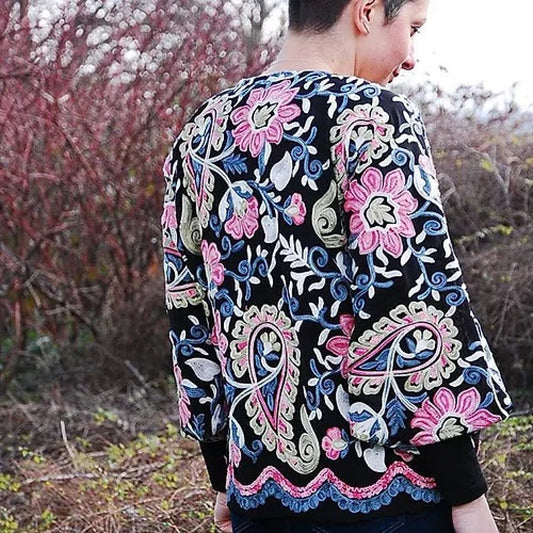 Two Stitches Origami Shrug Paper Pattern-Pattern-Spool of Thread