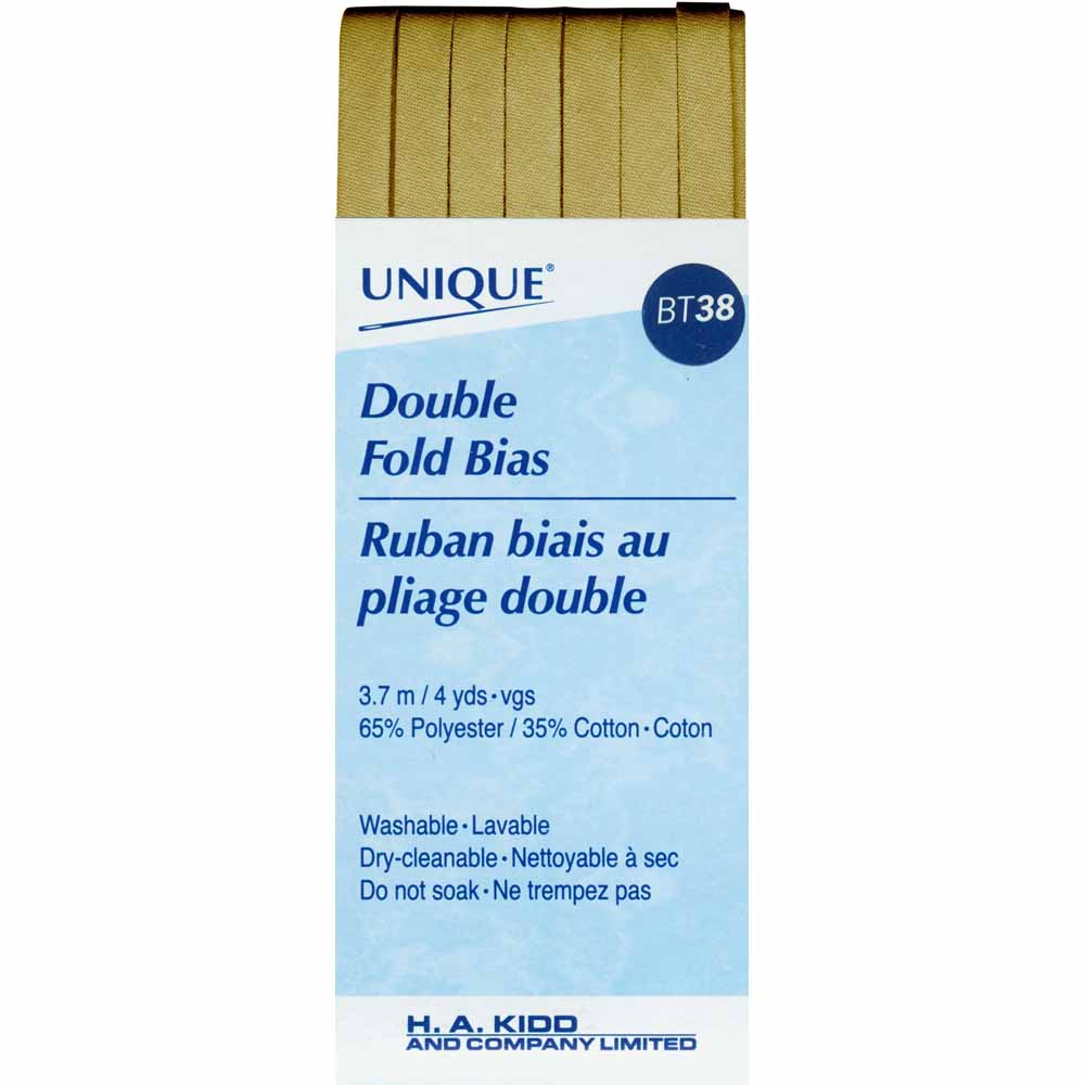 Unique Double Fold Bias Tape Taupe - 6mm (¼”) x 3.7m (4 yards)-Notion-Spool of Thread