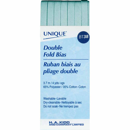 Unique Double Fold Bias Tape Turquoise - 6mm (¼”) x 3.7m (4 yards)-Notion-Spool of Thread