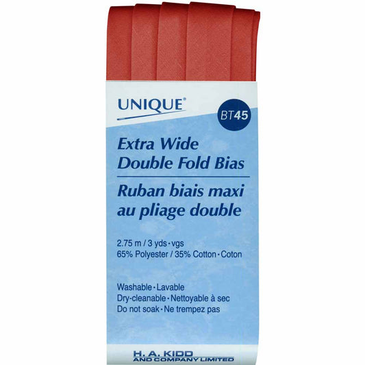 Unique Extra Wide Double Fold Bias Tape Brick - 16mm (⅝”) x 2.75m (3 yards)-Notion-Spool of Thread