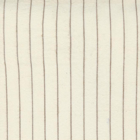 Urban Gatherings Brushed Cotton Yarn Dye Pinstripe Cloud ½ yd-Fabric-Spool of Thread