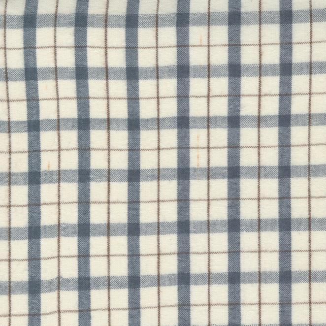 Urban Gatherings Brushed Cotton Yarn Dye Plaid Cloud ½ yd-Fabric-Spool of Thread