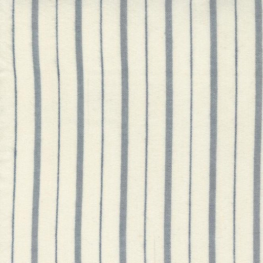 Urban Gatherings Brushed Cotton Yarn Dye Stripe Cloud ½ yd-Fabric-Spool of Thread