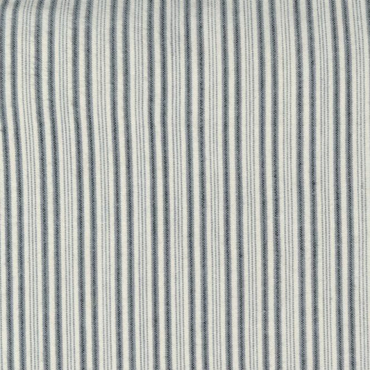 Urban Gatherings Brushed Cotton Yarn Dye Stripe Fog ½ yd-Fabric-Spool of Thread