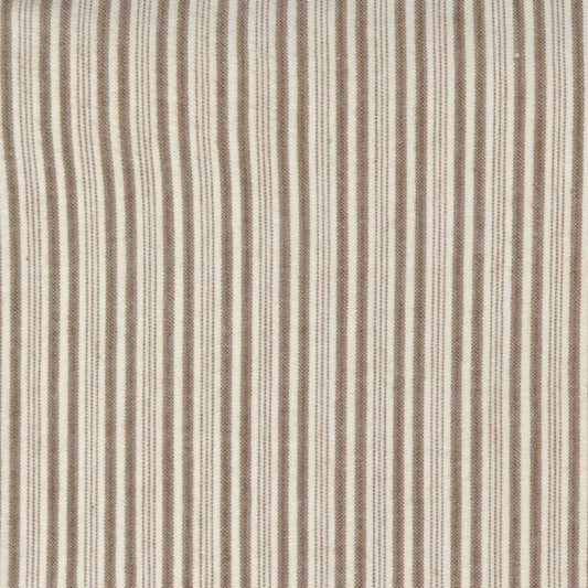 Urban Gatherings Brushed Cotton Yarn Dye Stripe Sand ½ yd-Fabric-Spool of Thread