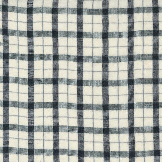 Urban Gatherings Brushed Cotton Yarn Dye Vintage Plaid Cloud ½ yd-Fabric-Spool of Thread