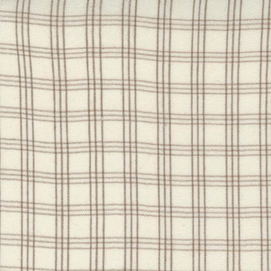 Urban Gatherings Brushed Cotton Yarn Dye Windowpane Cloud ½ yd-Fabric-Spool of Thread