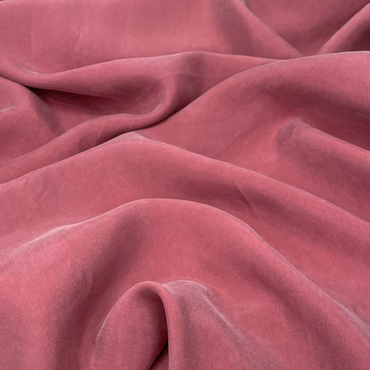 Victoria Sandwashed Cupro Rayon Bloom Pink ½ yd-Fabric-Spool of Thread