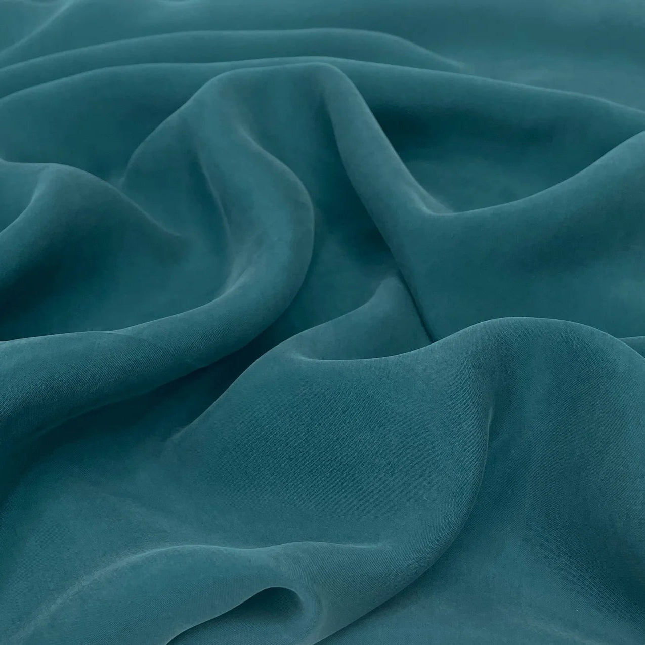 Victoria Sandwashed Cupro Rayon Peacock ½ yd-Fabric-Spool of Thread