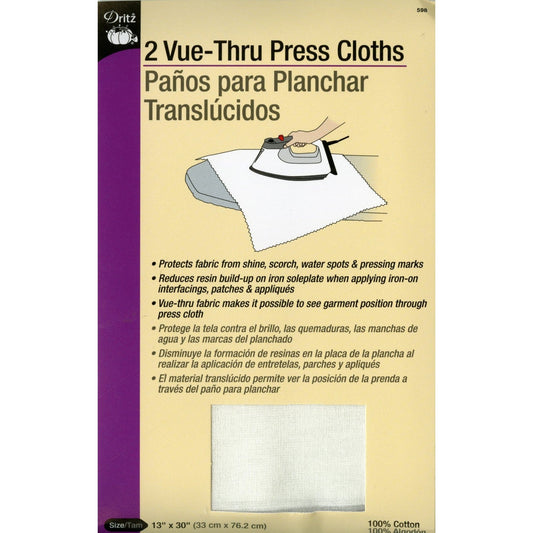 Vue-Thru Press Cloths 2 Pack