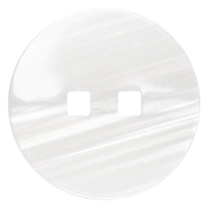 Welcome Button - 15mm (⅝″), 2 Hole, White - 3 count-Notion-Spool of Thread