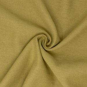 Wells Washed Linen Organic Cotton Twill Green Apple ½ yd-Fabric-Spool of Thread