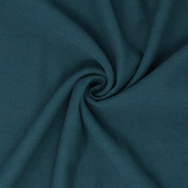 Wells Washed Linen Organic Cotton Twill Rainstorm ½ yd-Fabric-Spool of Thread