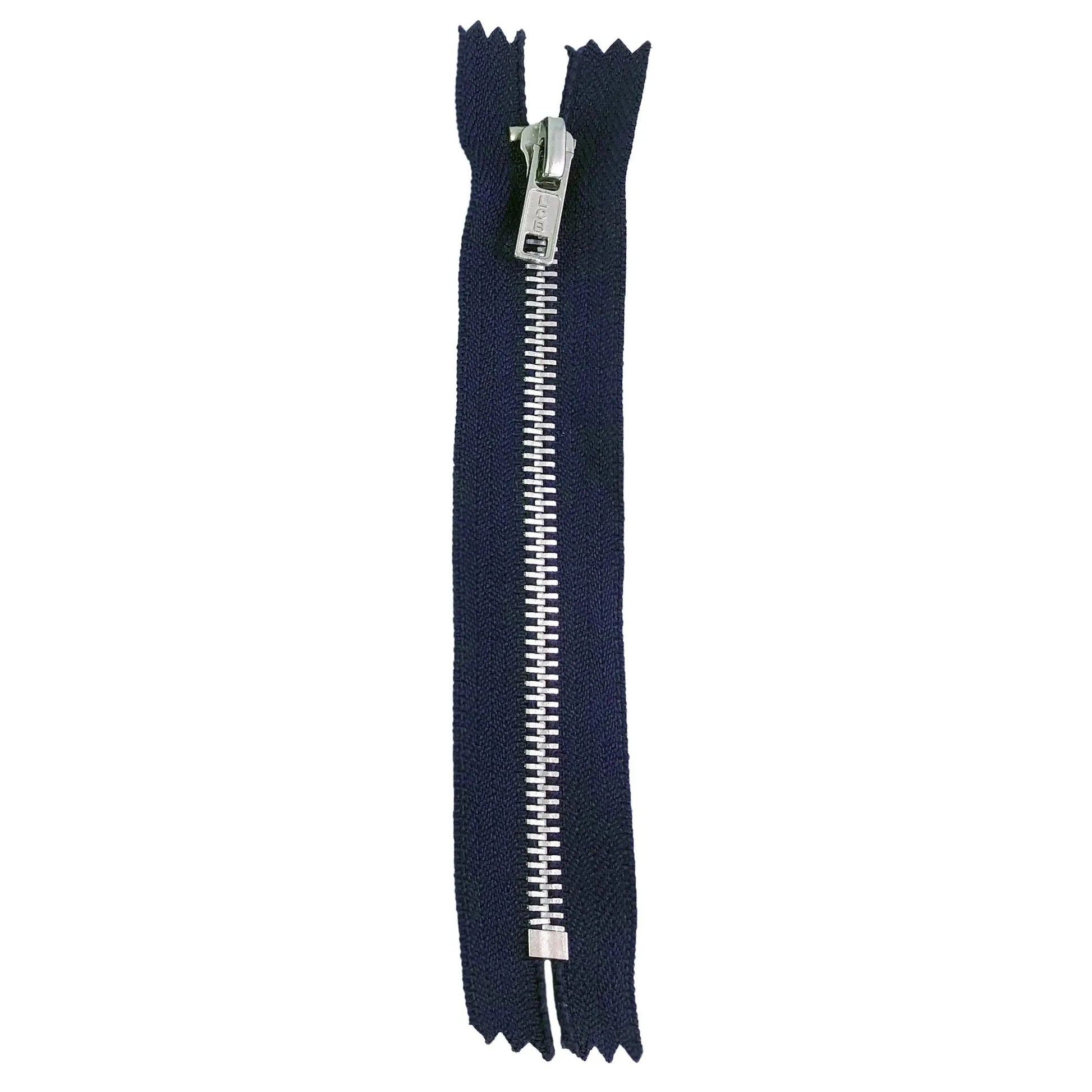 Zipper Aluminum Jean 7”, 18cm Navy-Notion-Spool of Thread