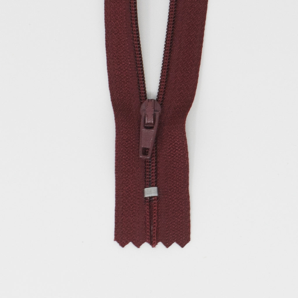 Zipper Dress 14", 35cm Wine-Notion-Spool of Thread