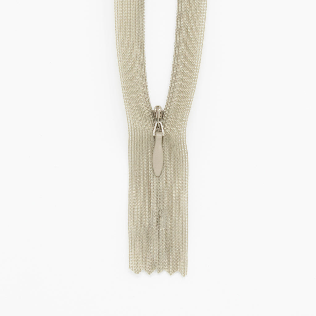 Zipper Invisible 22", 55cm Khaki