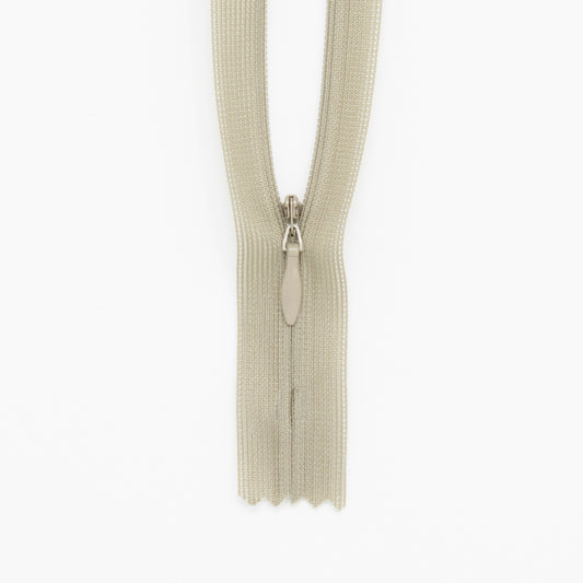 Zipper Invisible 8", 20cm Khaki