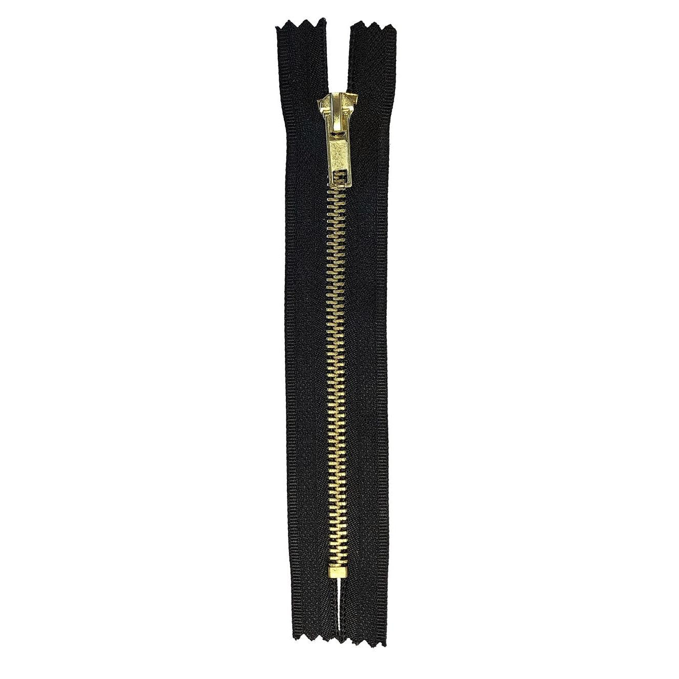 Zipper Jean 7”, 18cm Black-Notion-Spool of Thread