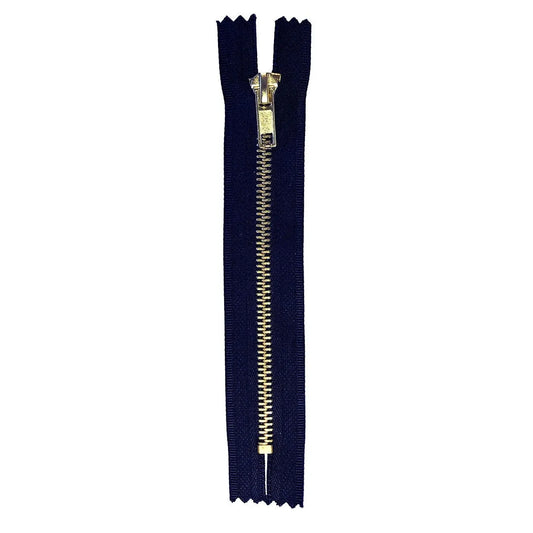 Zipper Jean 7”, 18cm Navy-Notion-Spool of Thread