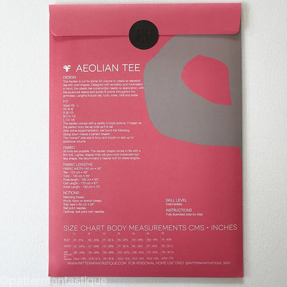 Pattern Fantastique Aeolian Tee Paper Pattern