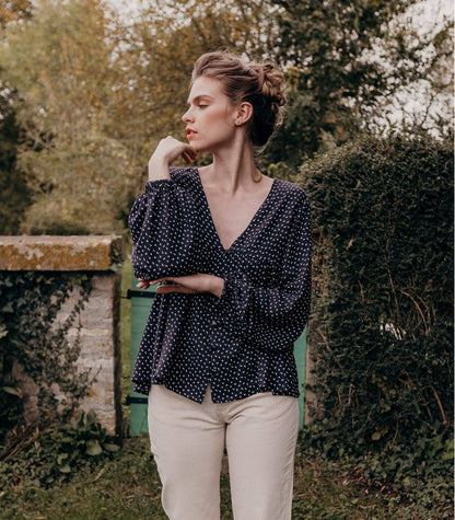 Cousette Castagnette Blouse Paper Pattern