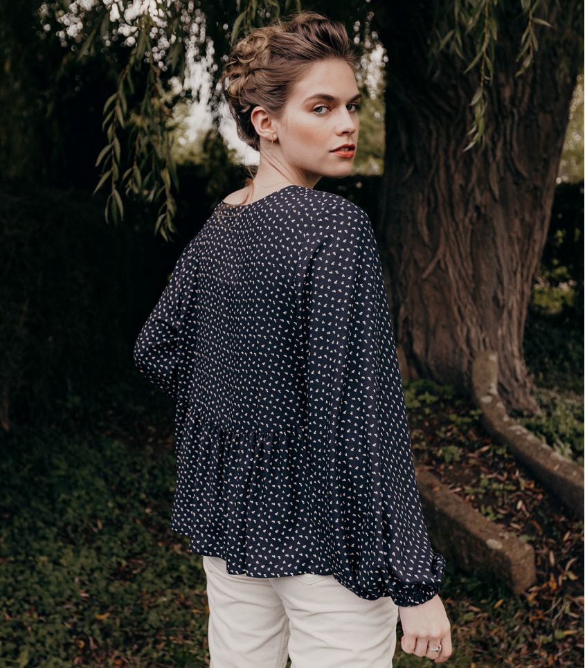 Cousette Castagnette Blouse Paper Pattern