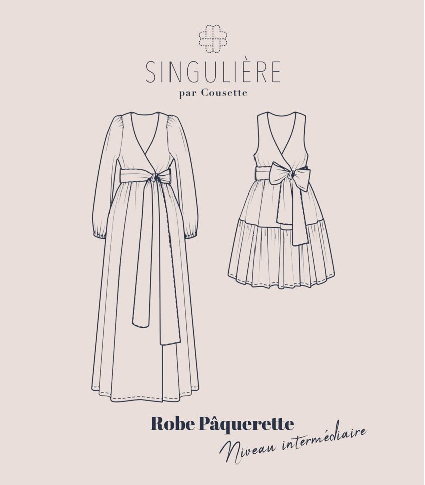 Cousette Paquerette Daisy Dress Paper Pattern