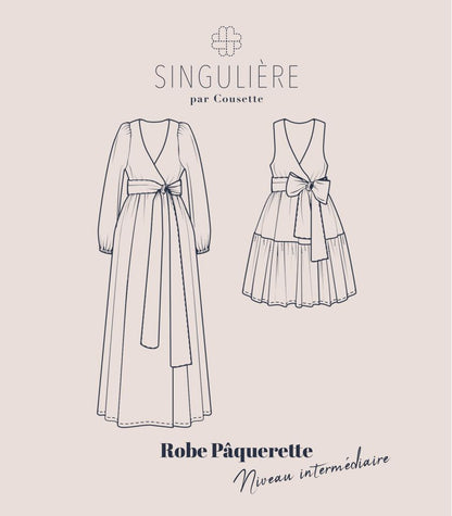 Cousette Paquerette Daisy Dress Paper Pattern