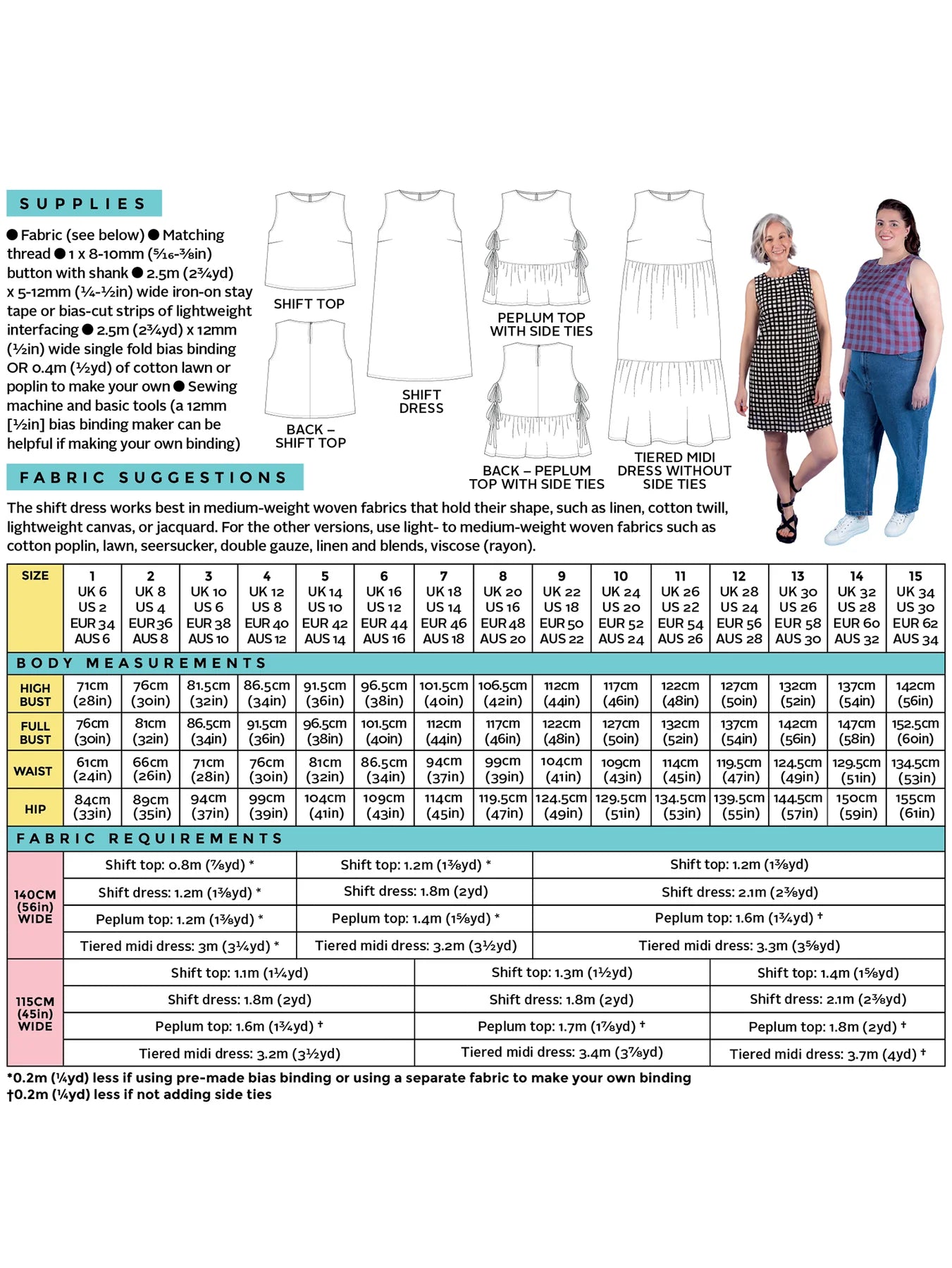 Tilly and the Buttons Leah Top and Dress Paper Pattern