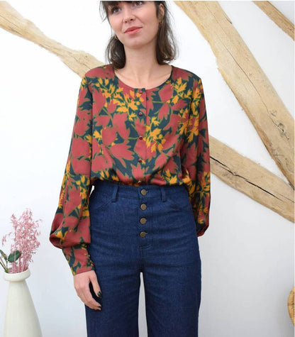 Cousette Lorette Blouse Paper Pattern