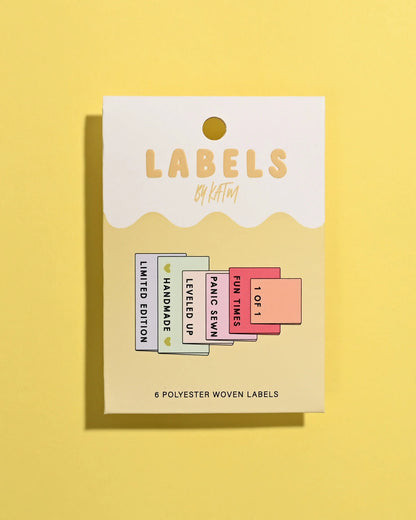 Maker Side Seams Project Labels