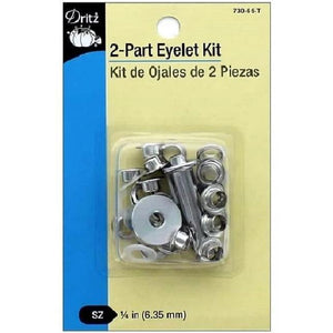 2-Part Eyelet Kit ¼"-Notion-Spool of Thread