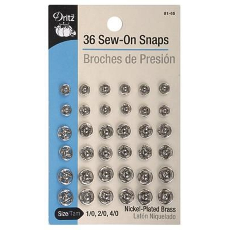 36 Sew-On Snaps-Notion-Spool of Thread
