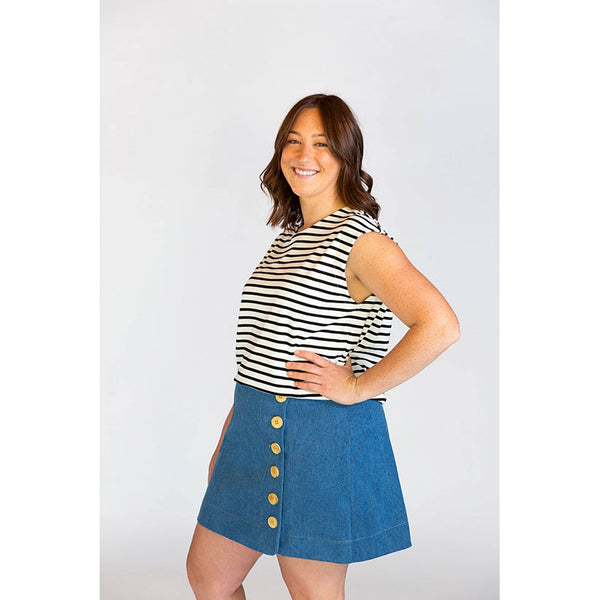 Chalk and Notch Evelyn Skirt Paper Pattern-Pattern-Spool of Thread