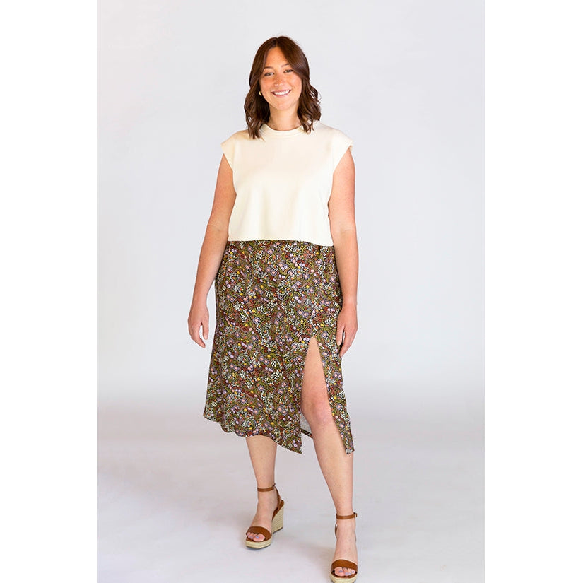 Chalk and Notch Evelyn Skirt Paper Pattern-Pattern-Spool of Thread