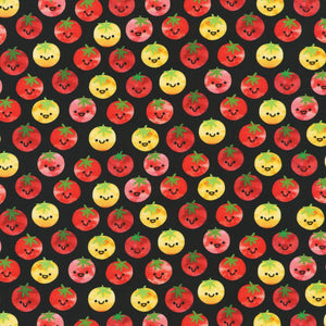 Chili Smiles Tomato Black ½ yd-Fabric-Spool of Thread